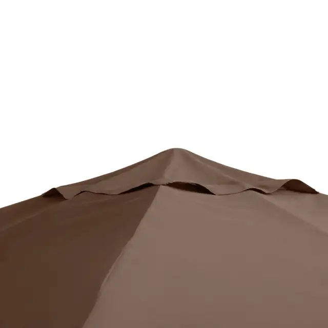 Coffee 10' x 10' top Square Gazebo Canopy Replacement UV Prote in Patio & Garden Furniture in Markham / York Region - Image 10