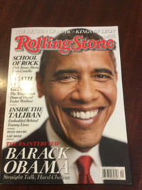 Rolling Stone Barack Obama Magazine