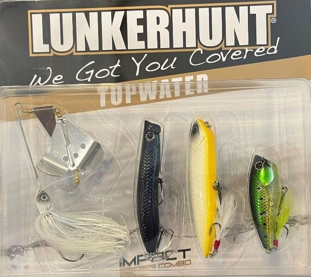 (New) LUNKERHUNT Impact  Combo 16 piece Lure Set in Fishing, Camping & Outdoors in City of Toronto - Image 3