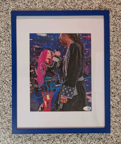 Sasha Banks Signed Autographed & Framed WWE 8x10 Photo JSA , View more