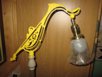 NO:45 BRIDGE LAMP CAST IRON VINTAGE ANTIQUE FLOOR LAMP