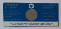 Monnaie de collection de la visite du Pape Jean-Paul II, Canada