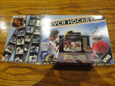 Vintage NHL VCR Hockey 1987 Board Game Interactive Complete $20