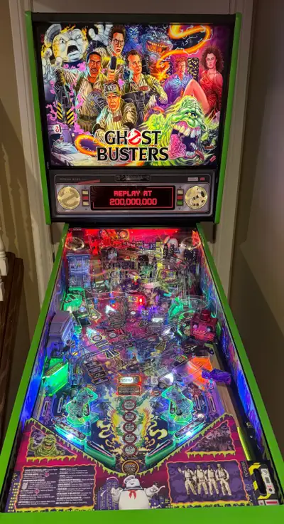 Including a set of Ghostbuster Green Proton Gun Side Armor with the pinball machine. Stern Ghostbust...