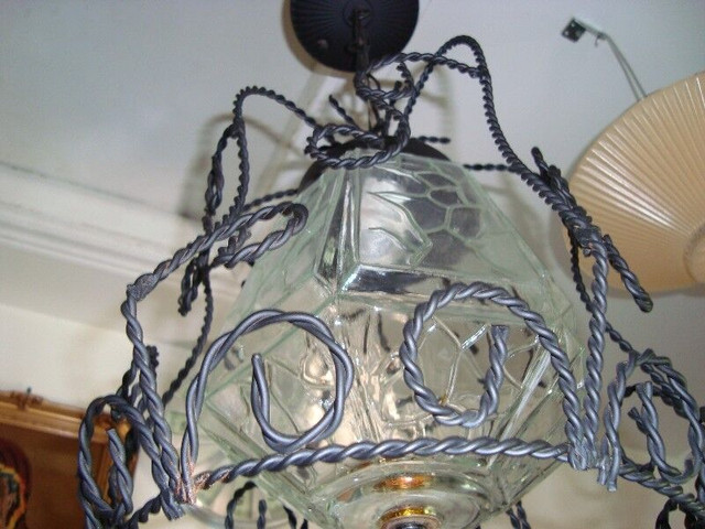 RETRO 1960's HANGING LIGHT NEVER USED in Arts & Collectibles in Norfolk County - Image 3
