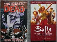 Graphic Novels (Buffy vol.1 / Walking Dead vol.8)
