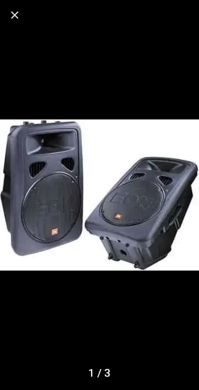 2 caisse de son JBL EON G2, 15 pouces, 400 Watts amplifier. Avec Equaliser intégré, caisse très fiab...