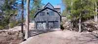 Loft for rent near Parry Sound with private Georgian Bay beach