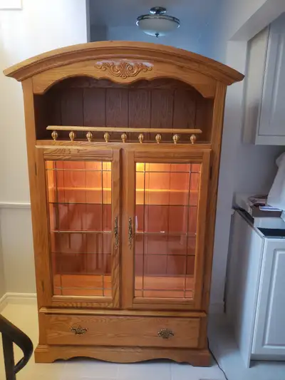 Vintage Wood Hutch, View more