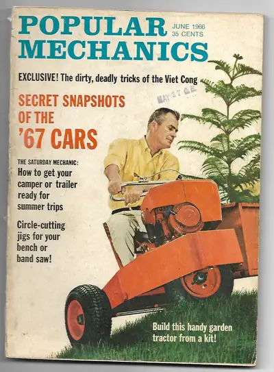 14 Vintage Popular Science and Popular Mechanics Magazines, View more