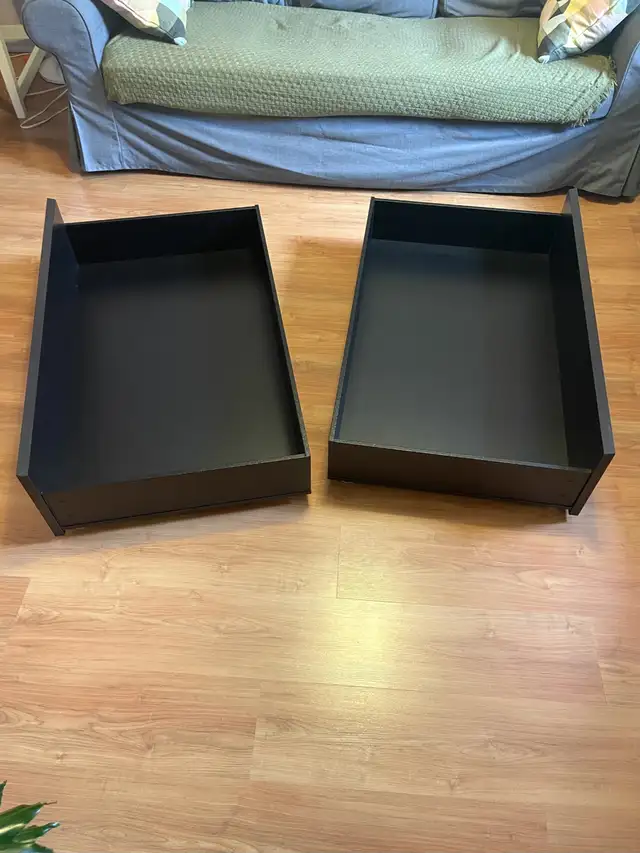 IKEA Neufs 2 Tiroirs de Rangement pour Lit Malm Queen ou King in Beds & Mattresses in Longueuil / South Shore - Image 4