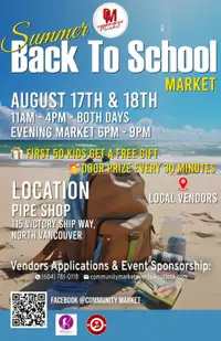 Summer Market-Back to School