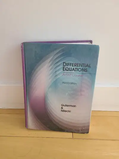 Differential Equations: A First Course, View more