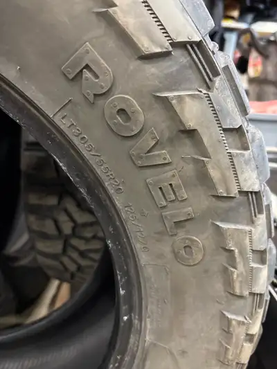 I’ve got two Rovelo Ridgetrak R/T tires. Still in great shape, had a tire that got slashed so just b...
