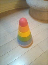 Rainbow Wooden Stacking Toy