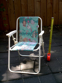 Animal themed child's folding chair ~17in. $20.00