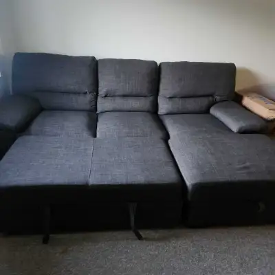 Sectional pull out bed / Great condition / quality one/ 98"×64"., View more