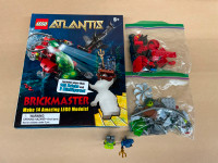 LEGO Atlantis Brickmaster Set & Hardcover Book 2 Minifigures
