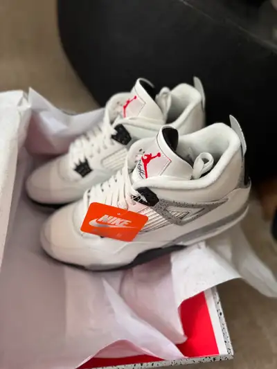Jordan 4 White Cement Sz 12 $450, View more