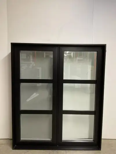 10555BH Fenêtre Battant HYBRIDE Noir 2 sect 1 ouvr 46 1/2 x 55, View more