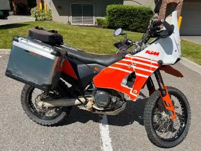 2008 KTM 690 Adventure (Rally Raid upgrade kit). Integrated fuel tanks with capacity of 22L. Project...