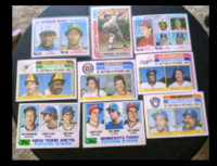 Vintage 1981-82 Topps Leaders/Rookies Lot Of 9 Baseball Cards
