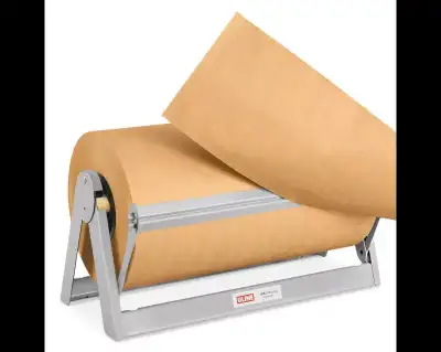 Made by ULINE, Used but overall in good condition. Fits paper rolls up to 15" in width Cut industria...