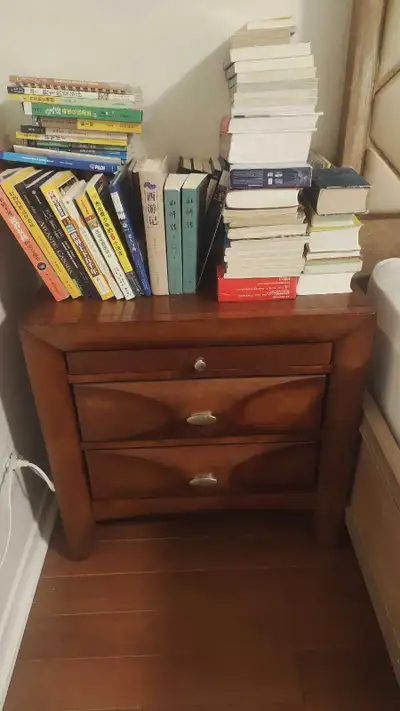 Moving sale Wood Nightstand, View more
