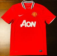 2011-2012 Classy Manchester United FC Home Soccer Jersey -Medium