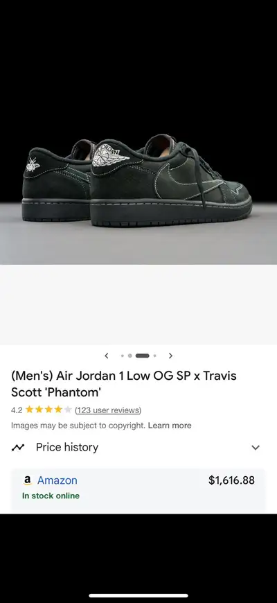 Air Jordan 1 Low OG SP x Travis Scott 'Phantom', View more