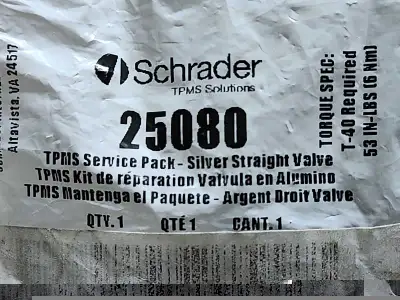 Schrader Valve 25080 / 5080M  BMW # 36318565086 , View more