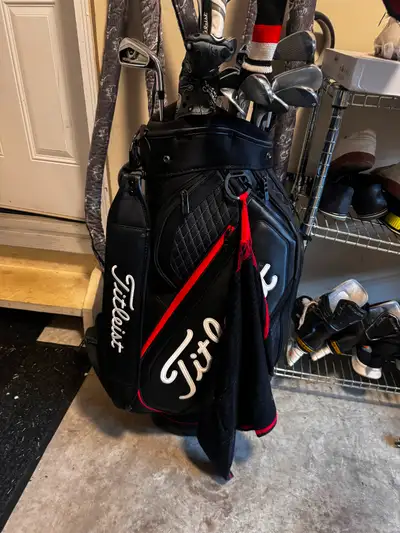 Titelist T300 Irons, Driver, Scottie Cameron Putter and Tour Bag, View more