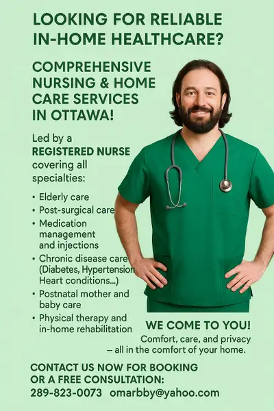 Registered Nurse and PSW Home Care Services, View more