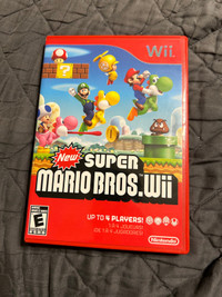Super Mario Bros for Nintendo Wii. Complete with Case and Manual