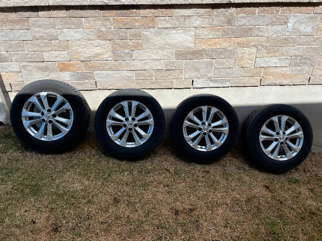 Bridgestone Tires on OEM Nissan Alloy Rims in Tires & Rims in Kingston - Image 2