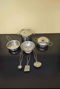 Stainless steel play pots