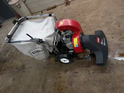 TORO 5HP SELF PROPELLED LEAF VACUUM, View more
