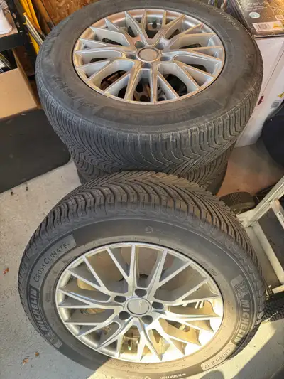 Roues (MAGS: 1000 Miglia) et pneus Michelin cross climate.... (PNEUS 4 SAISONS HOMOLOGUÉ), 225/65 R1...