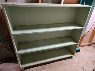 Long Wooden Bookcase - 4' x ~46" **Pickup in Welland**, View more