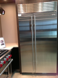 Sub Zero 36 fridge freezer. French door, side by side