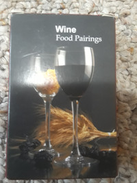 New  Wine food pairing  deck cards $10