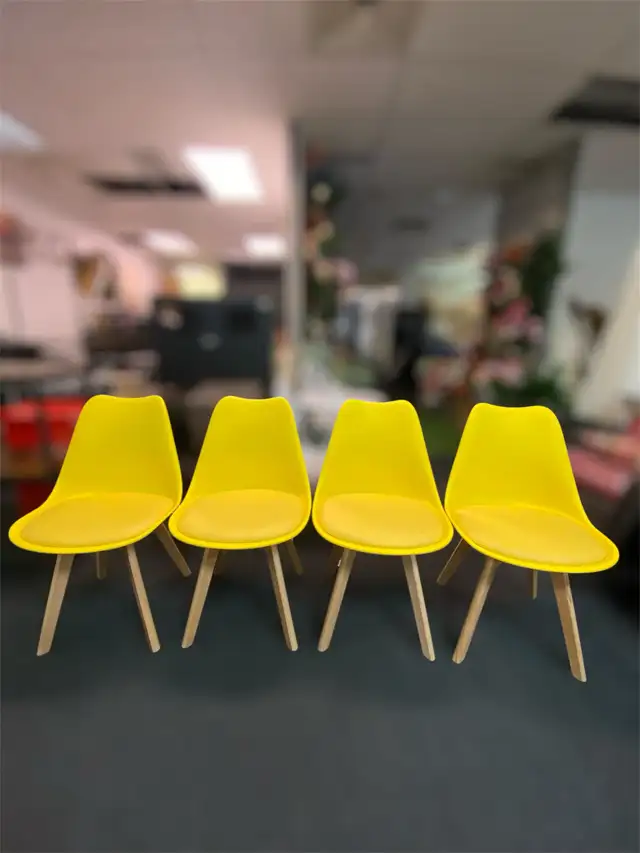 Fast food restaurant Beech wood legs dining chair,  9 colors  in Chairs & Recliners in Markham / York Region - Image 6