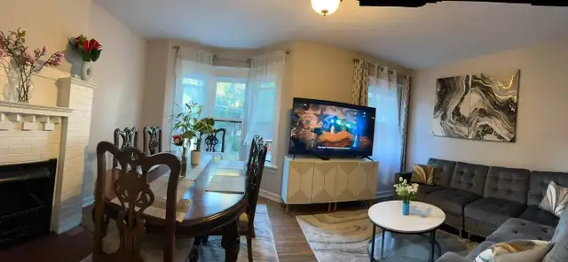 Private Furnished Room, in 3-Bedroom Fully Furnished Apt,Sep 1st in Room Rentals & Roommates in City of Toronto - Image 4
