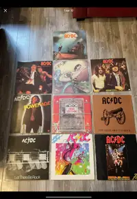 Disques vinyles 33 tours AC/DC