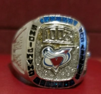 2001 MOLSON Canadian NHL Stanley Cup COLORADO AVALANCHE Ring