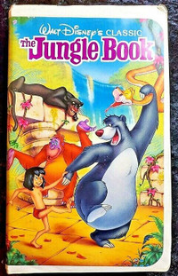 Disney The Black Cauldron, Pinocchio and Jungle Book VHS Movies