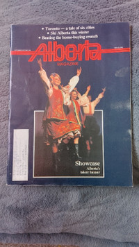 Sep/Oct 1981 issue of Alberta Magazine with Shumka cover.