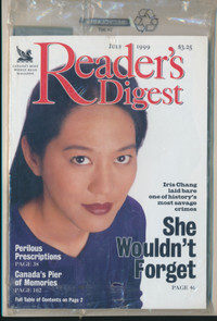 ORIGINAL SEALED READER'S DIGEST JULY 1999 MAGAZINE IRIS CHANG
