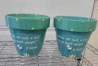 Blue Planter Pots