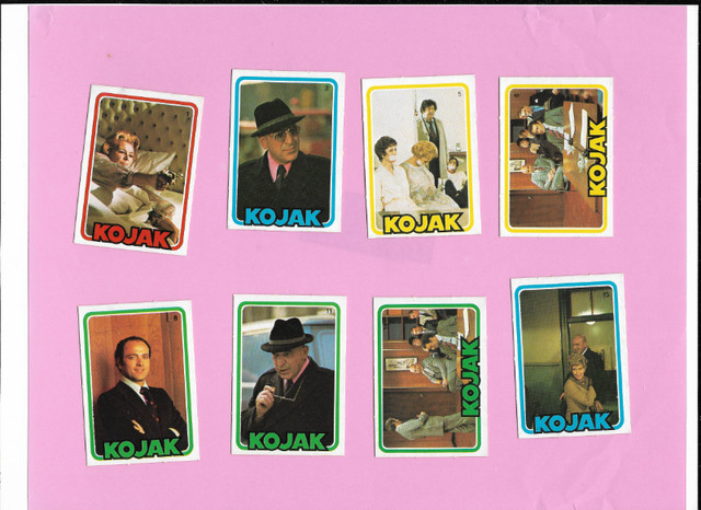 Vintage Non-Sports Cards: 1975 Monty Gum "Kojak" (lot of 85) in Arts & Collectibles in Bedford